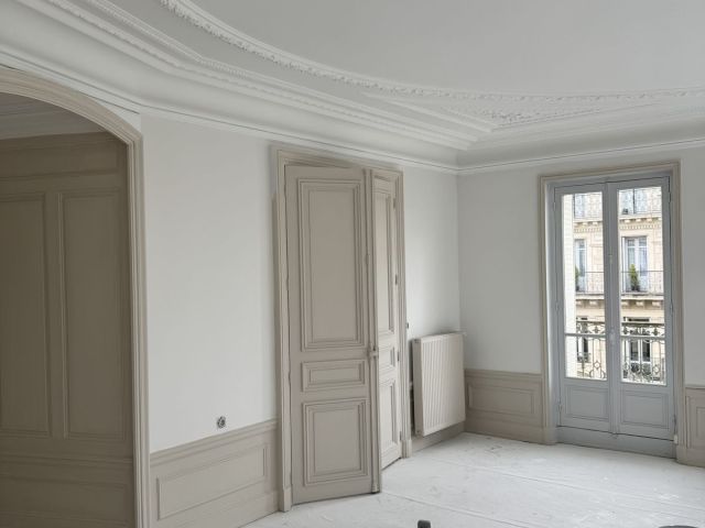 Peinture – préparation des supports, peinture des murs, plafonds et boiseries
